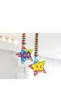 Birthday Blocks 100 jaar ster spiraal decoratie