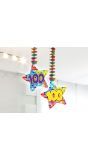 Birthday Blocks 100 jaar ster spiraal decoratie