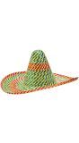 Blauw paarse mexicaanse sombrero