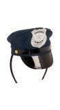 Blauw politie petje tiara