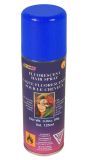 Blauwe kleur haarspray