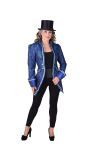 Blauwe markies jas dames