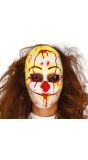 Bloederige clown gezichtsmasker