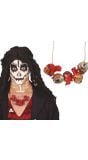 Bloederige ogen ketting halloween