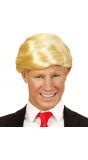 Blonde president pruik