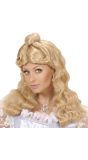 Blonde prinsessen pruik