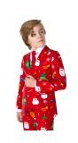 BOYS Festivity Red suit Jongens Opposuits