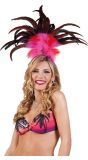 Brazilliaanse carnaval tiara veren