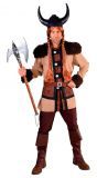Bruin viking mannen outfit