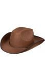 Bruine cowboy hoed rodeo