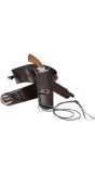 Bruine cowboy riem met holster