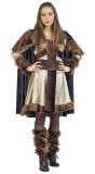 Bruine dames Viking jurk
