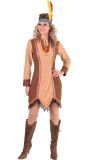 Bruine indianen jurk vrouwen