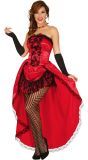 Burlesque jurk rood