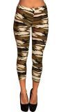 Camouflage leger legging dames