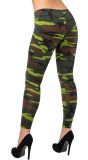 Camouflage legging dames carnaval