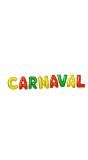 Carnaval meerkleurig folieballonnen