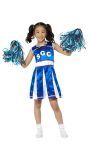 Cheerleader outfit meisjes blauw