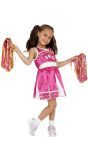 Cheerleader outfit meisjes roze