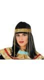 Cleopatra pruik met hoofdband