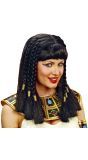 Cleopatra pruik zwart