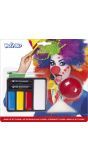 Clown make-up kit met clownsneus