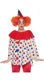 Clown outfit met hoedje dames