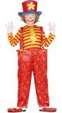 Clown outfit rood kind