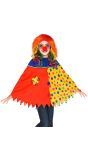 Clown poncho meisjes