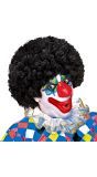 Clown pruik zwart