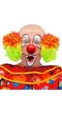 Clowns pruik met kaal hoofd