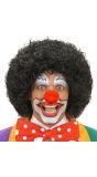 Clowns pruik zwart