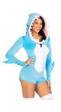Comfy bodysuit haai vrouwen blauw