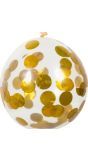 Confetti ballon goud 5x