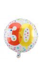 Confetti Birthday dots 30 jaar folieballon