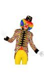 Confetti clown slipjas heren