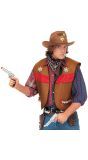 Cowboy gilet bruin heren