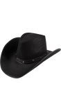 Cowboy hoed wichita zwart