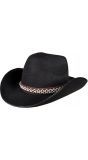 Cowboy junior hoed kind zwart
