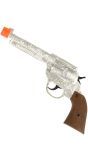 Cowboy revolver zilver