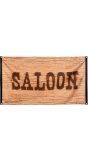 Cowboy thema vlag saloon