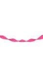 Crepe papier slinger 18 meter neon roze