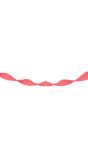 Crepe papier slinger 18 meter neon zalm roze