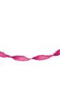 Crepe papier slinger 24 meter donker roze