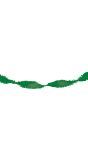 Crepe papier slinger 24 meter groen