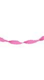 Crepe papier slinger 24 meter roze