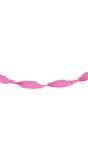 Crepe papier slinger 6 meter roze