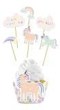 Cupcake Decoratie Set Unicorns & Rainbows