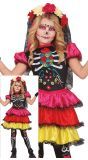 Día de Muertos skelet jurk halloween meisjes