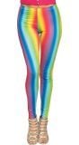 Dames legging regenboog